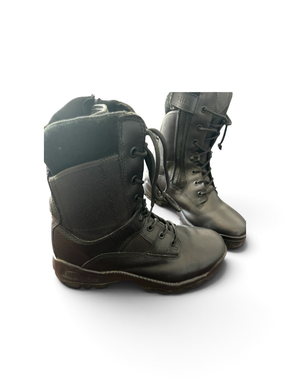 5.11 Men's Black Tactical Lace-Up / Zip Boots
